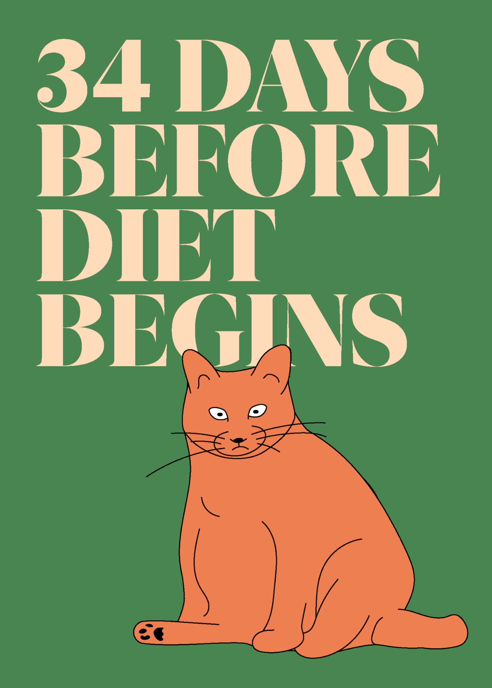 Countdown Cat Card | Escargot