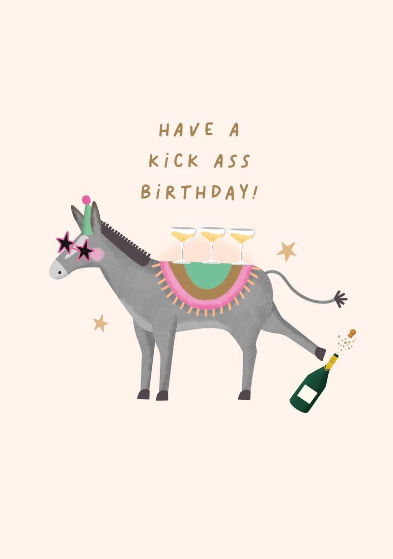 Kick Ass Birthday Card | Escargot