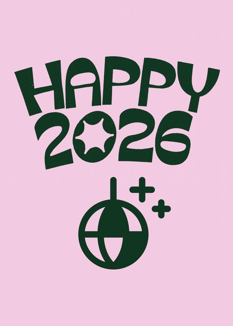 Happy 2026 Celebration Card | Escargot