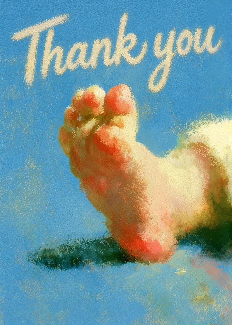 Tiny Toes Thank You