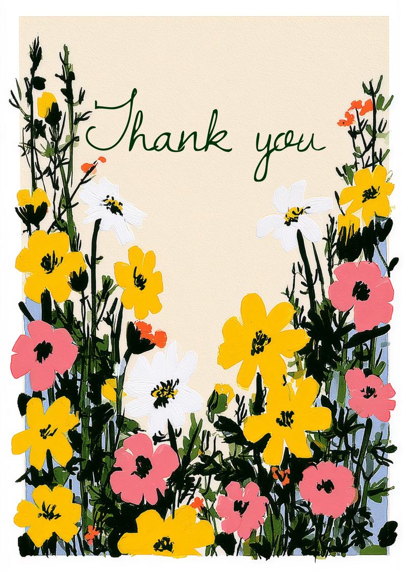 Wildflower Thank You